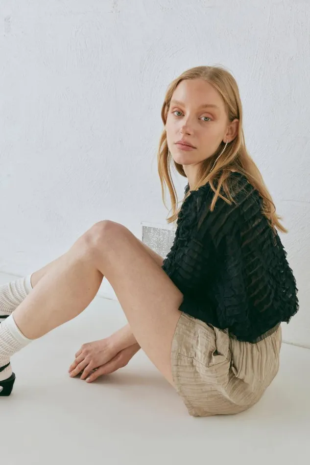 Women VRG GRL Shorts The Sea and I Shorts Taupe Women VRG GRL Shorts The Sea and I Shorts Taupe