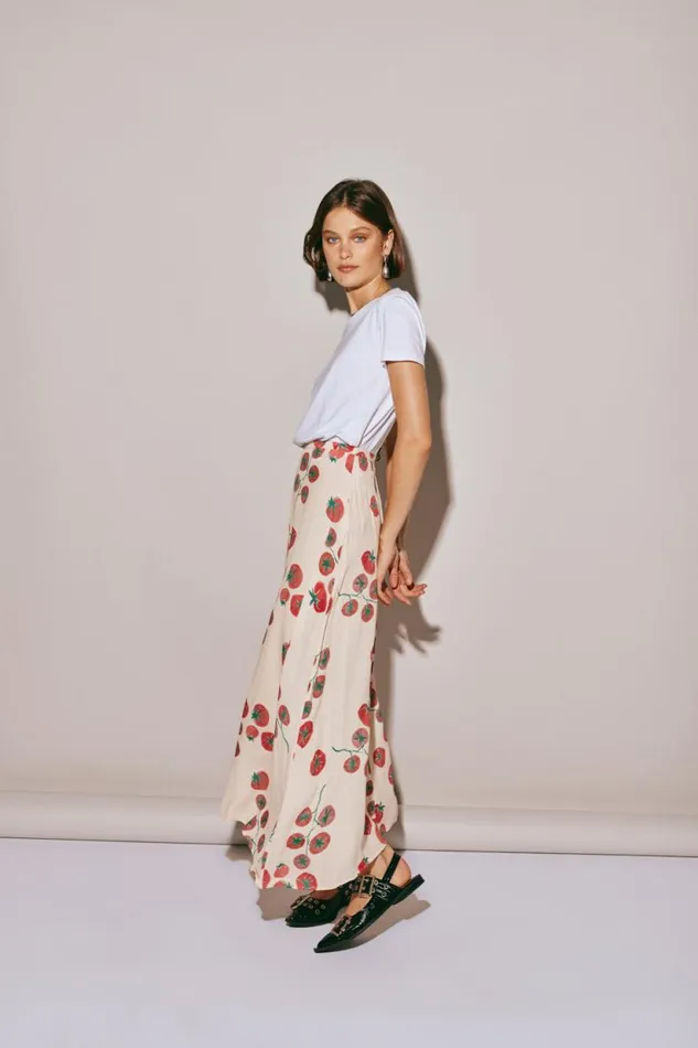 Women VRG GRL Skirts Brie Midi Skirt Roma Women VRG GRL Skirts Brie Midi Skirt Roma