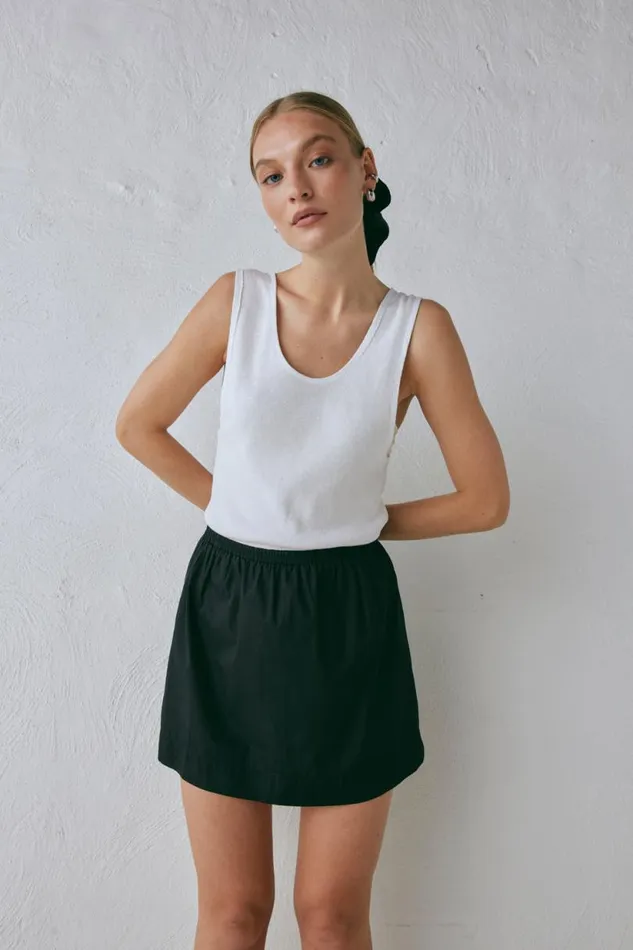 Women VRG GRL Skirts Elka Mini Skirt Black Women VRG GRL Skirts Elka Mini Skirt Black