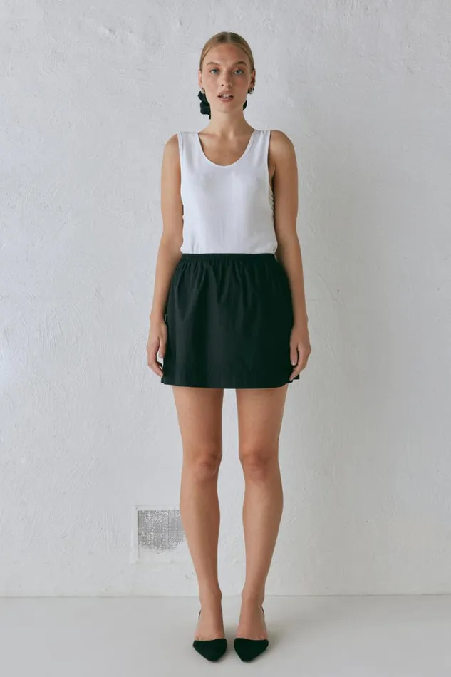 Women VRG GRL Skirts Elka Mini Skirt Black Women VRG GRL Skirts Elka Mini Skirt Black