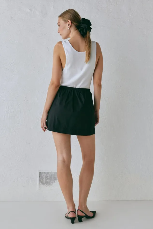 Women VRG GRL Skirts Elka Mini Skirt Black Women VRG GRL Skirts Elka Mini Skirt Black