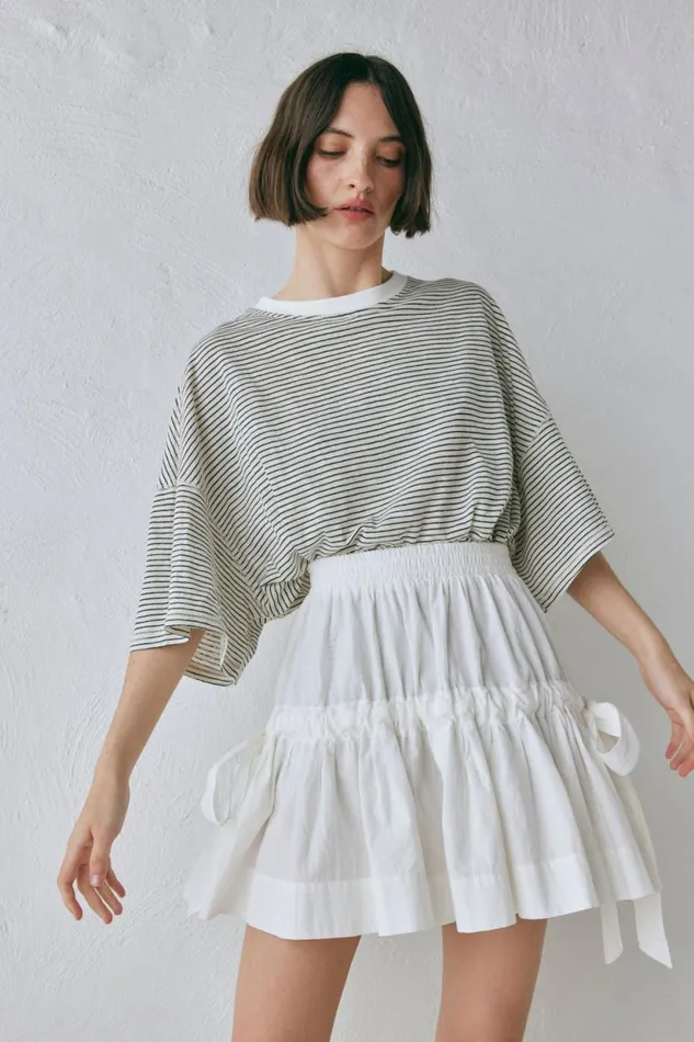 Women VRG GRL Skirts Lily Mini Skirt White Women VRG GRL Skirts Lily Mini Skirt White
