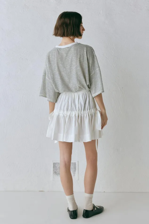 Women VRG GRL Skirts Lily Mini Skirt White Women VRG GRL Skirts Lily Mini Skirt White