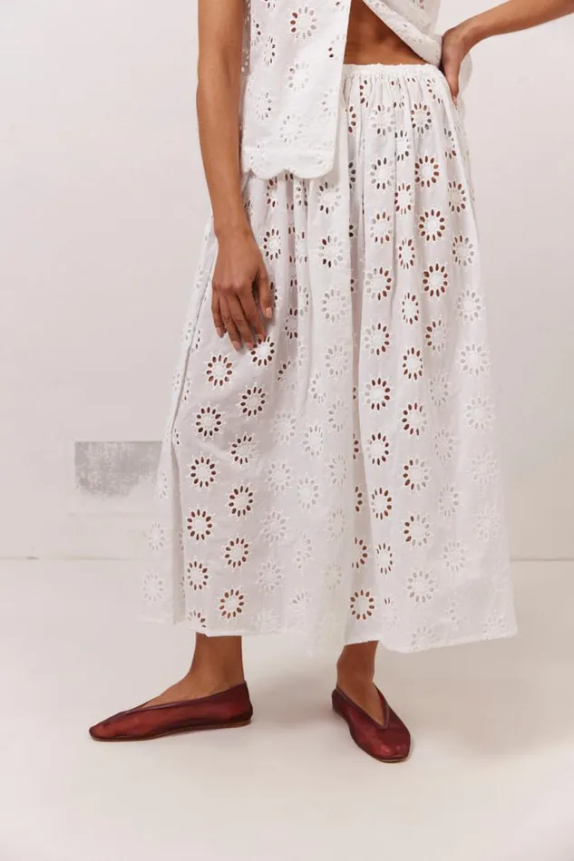 Women VRG GRL Skirts Maisie Midi Skirt Anglaise Women VRG GRL Skirts Maisie Midi Skirt Anglaise