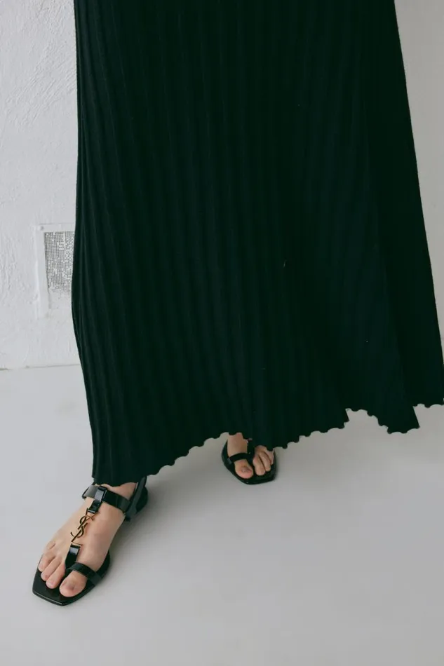 Women VRG GRL Skirts Malou Knit Maxi Skirt Black Women VRG GRL Skirts Malou Knit Maxi Skirt Black