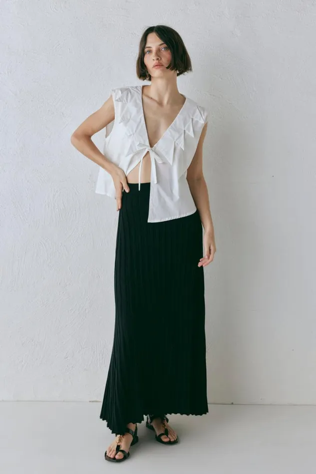 Women VRG GRL Skirts Malou Knit Maxi Skirt Black Women VRG GRL Skirts Malou Knit Maxi Skirt Black