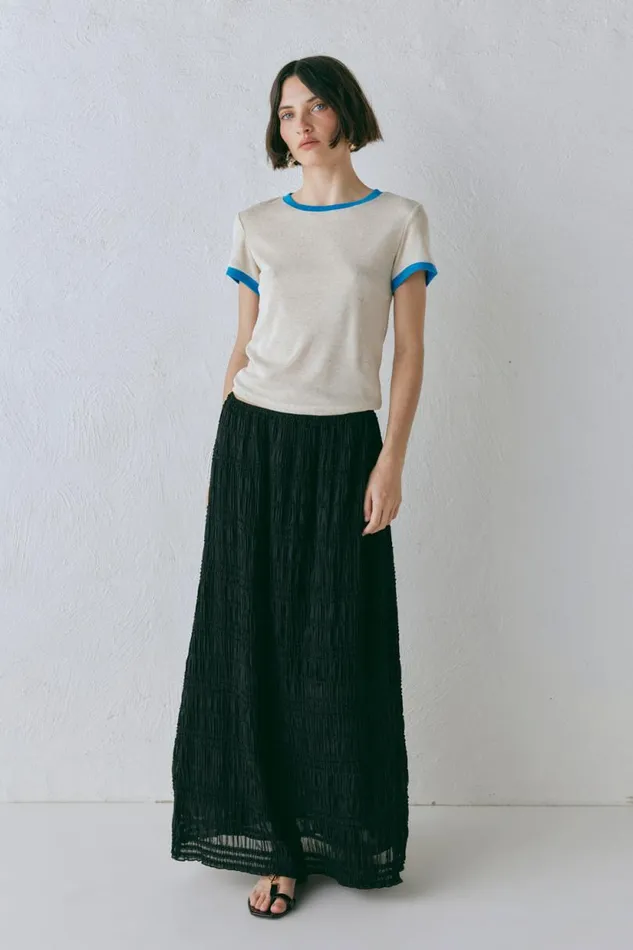 Women VRG GRL Skirts Mia Midi Skirt Black