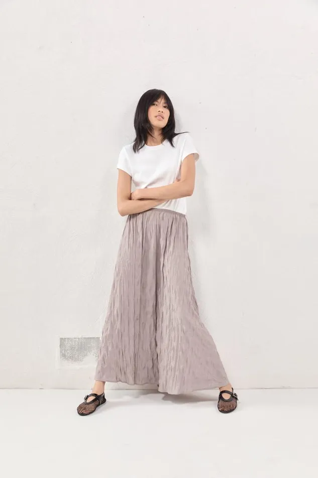 Women VRG GRL Skirts Solara Midi Skirt Smoke