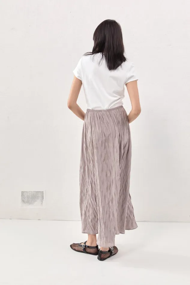 Women VRG GRL Skirts Solara Midi Skirt Smoke Women VRG GRL Skirts Solara Midi Skirt Smoke