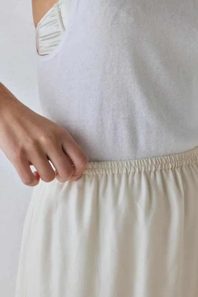 Women VRG GRL Skirts Spritz Midi Skirt Cream Women VRG GRL Skirts Spritz Midi Skirt Cream