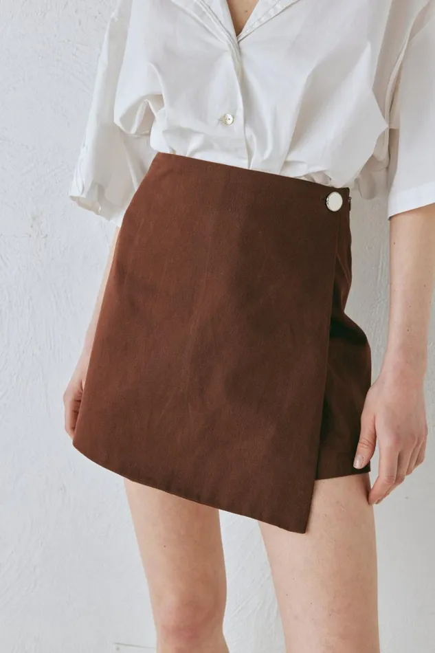 Women VRG GRL Skorts Cove Skort Chocolate Women VRG GRL Skorts Cove Skort Chocolate