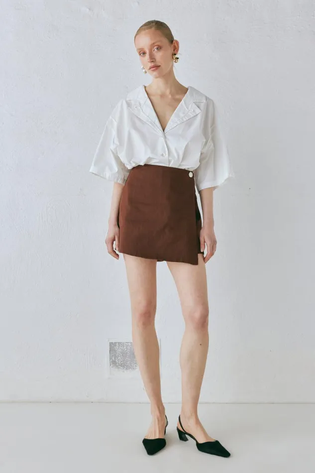 Women VRG GRL Skorts Cove Skort Chocolate Women VRG GRL Skorts Cove Skort Chocolate