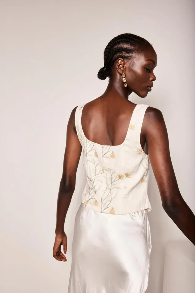 Women VRG GRL Sleeveless Ingrid Top Florette Women VRG GRL Sleeveless Ingrid Top Florette