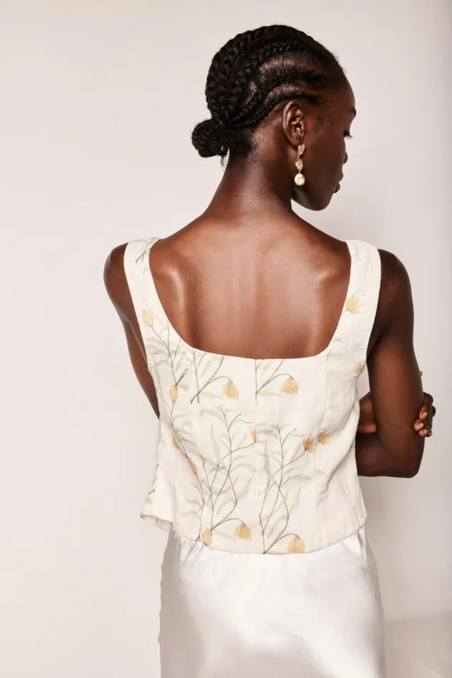 Women VRG GRL Sleeveless Ingrid Top Florette Women VRG GRL Sleeveless Ingrid Top Florette