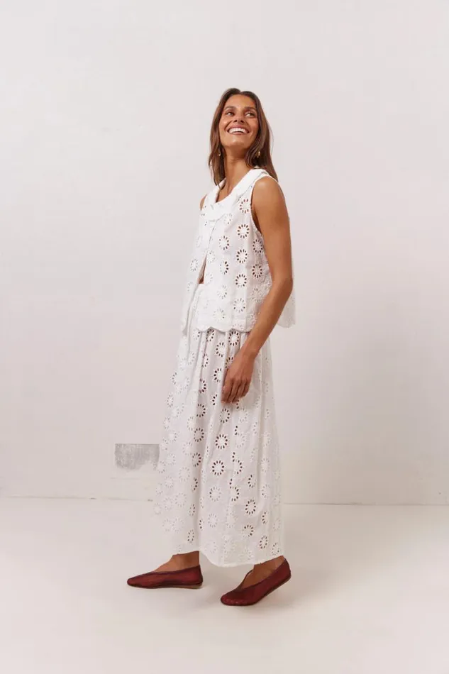 Women VRG GRL Sleeveless Maisie Top Anglaise Women VRG GRL Sleeveless Maisie Top Anglaise
