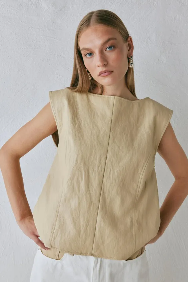 Women VRG GRL Vests Sutton Vest Butter
