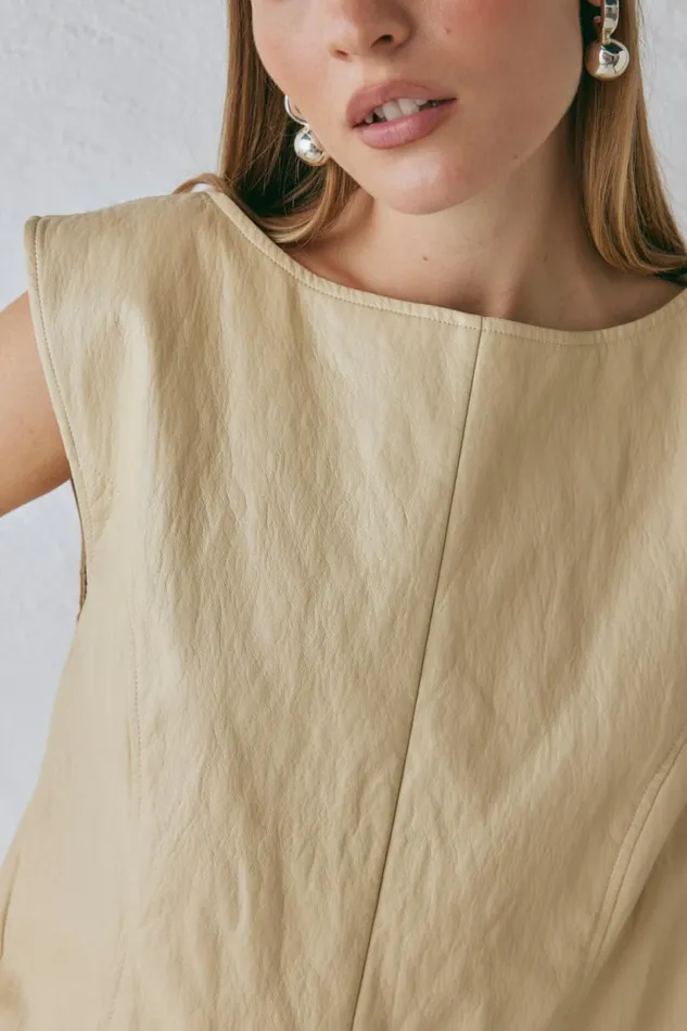 Women VRG GRL Vests Sutton Vest Butter Women VRG GRL Vests Sutton Vest Butter